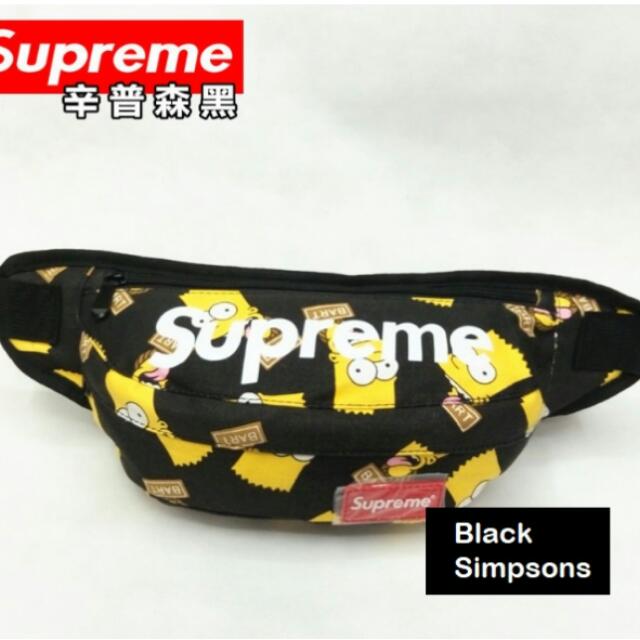 supreme fanny pack simpsons