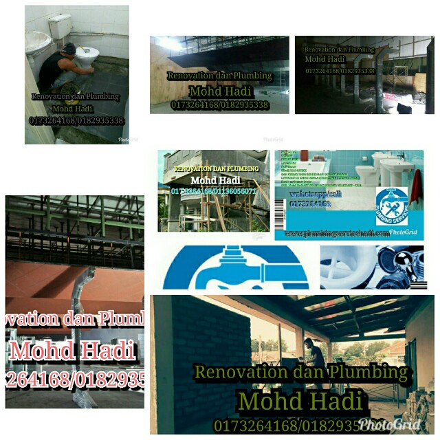 Tukang Rumah Taman Cempaka Johor Bahru Mohd Hadi 0173264168