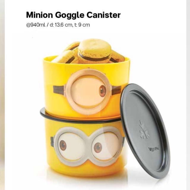 tupperware minion canister 940ml 2pcs home tupperware minion canister 940ml 2pcs home