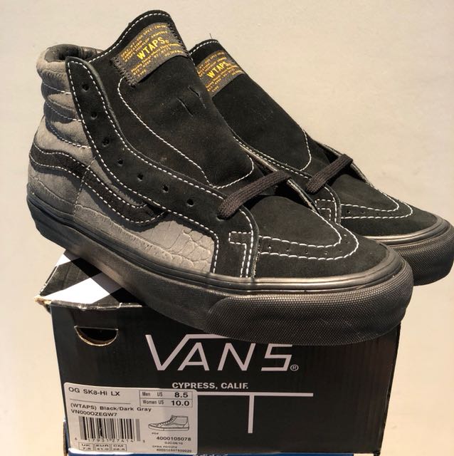 Vans sk8 hi x wtaps Men s Fashion Footwear Sneakers on Carousell