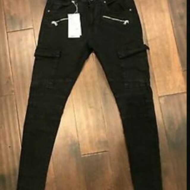 zara zip jeans