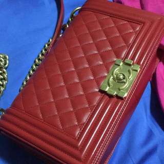 100% Authentic Chanel Old Medium Boy