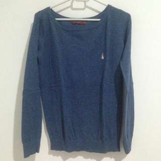 Sweater Hush Puppies warna Navy