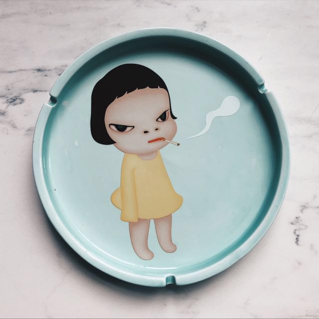 奈良美智Yoshitomo Nara “too young to Die” ashtray 煙灰缸, 興趣及 