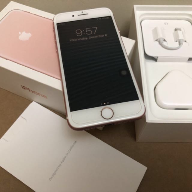 Apple Iphone 7 128gb Original Malaysia Set Price Drop Mobile Phones Tablets Iphone Iphone 7 Series On Carousell