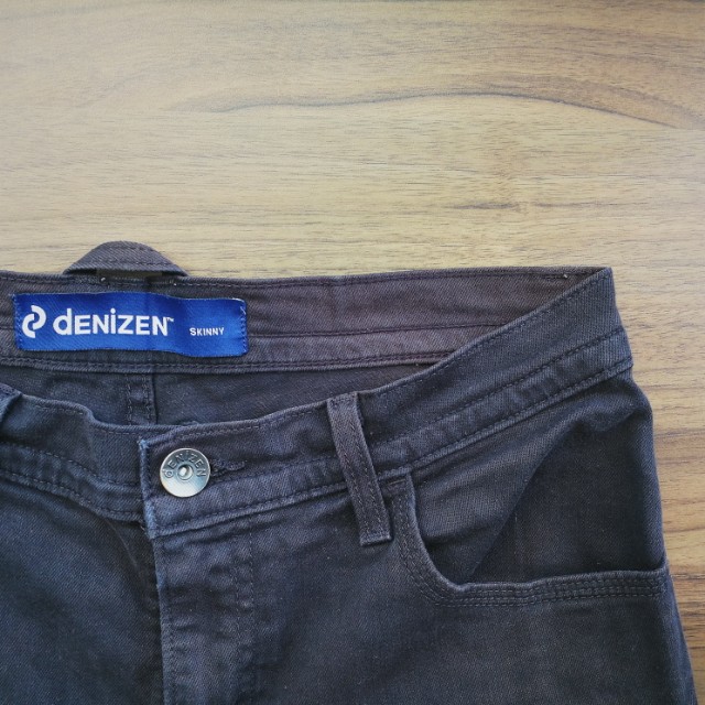 denizen black skinny jeans