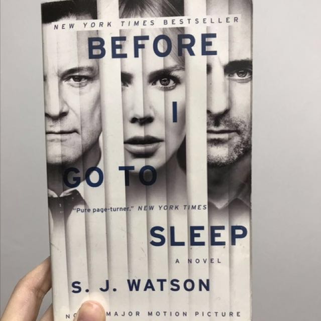 Before I Go To Sleep By S J Watson Books Stationery Fiction