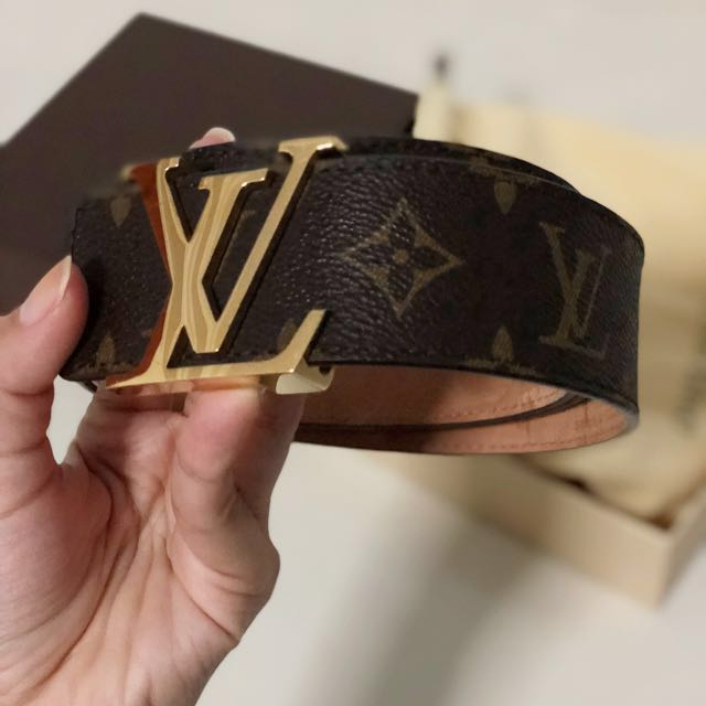 Brandnew Louis Vuitton Belt, LV Initialies monogram belt Size 85/34 ...