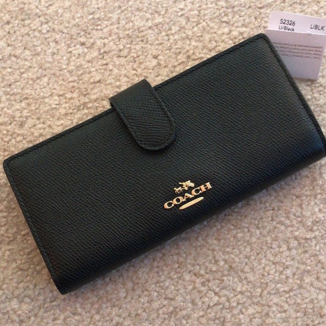 Coach Long Wallet, Luxury, Bags & Wallets on Carousell