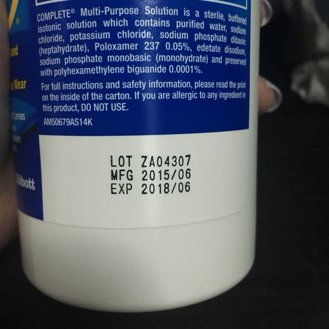 Complete Contact Lens Solution 360ml x 3, Beauty & Personal Care, Face
