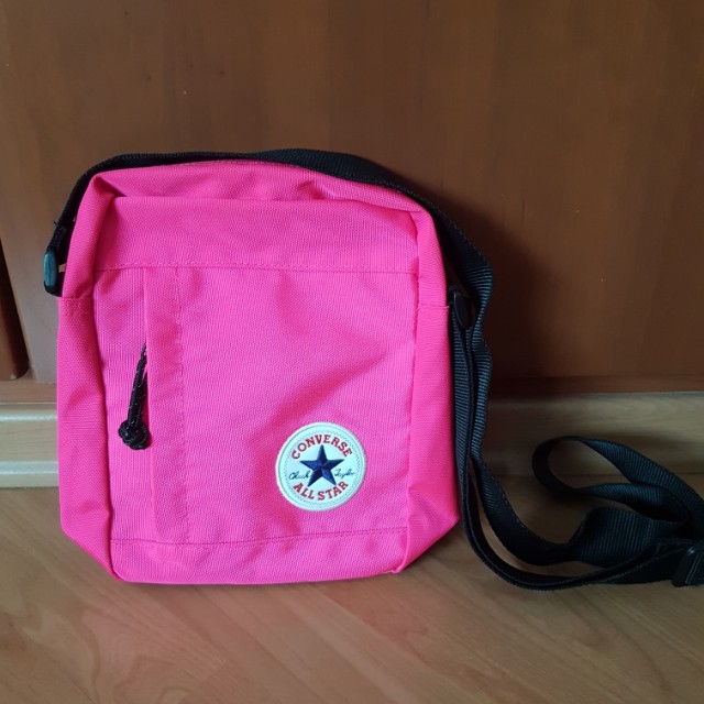 pink converse messenger bag