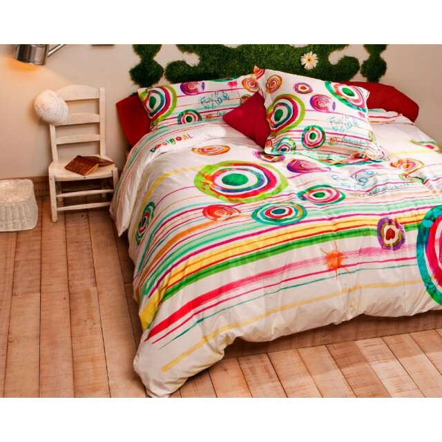 Desigual Paint Party Queen Size Quilt Cover With 2xpillow Cases Desigual Paint Party Queen Size Quilt