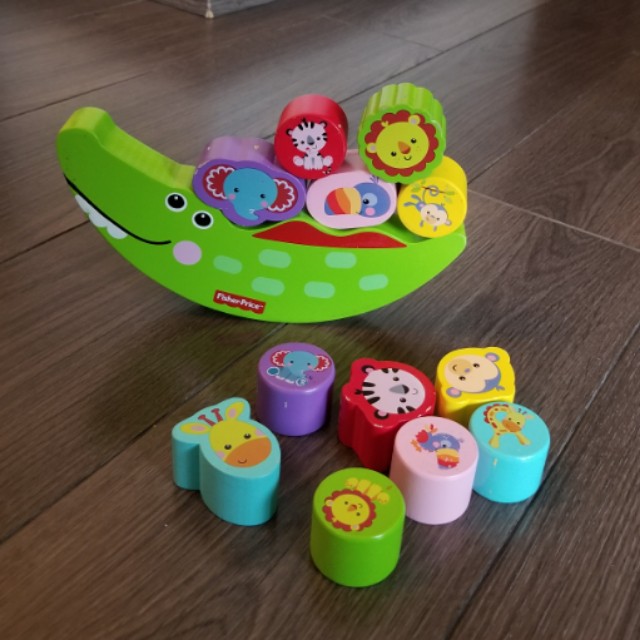 wooden balance toy