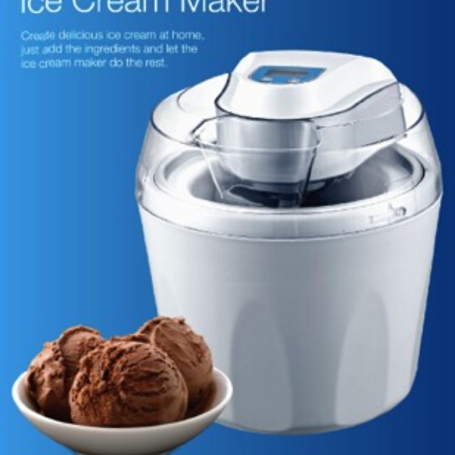 Hard Ice Cream Maker digital timer TV Home Appliances