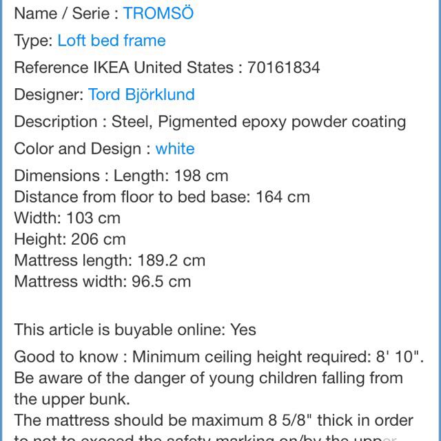 Minimum Ceiling Height For Loft Bed