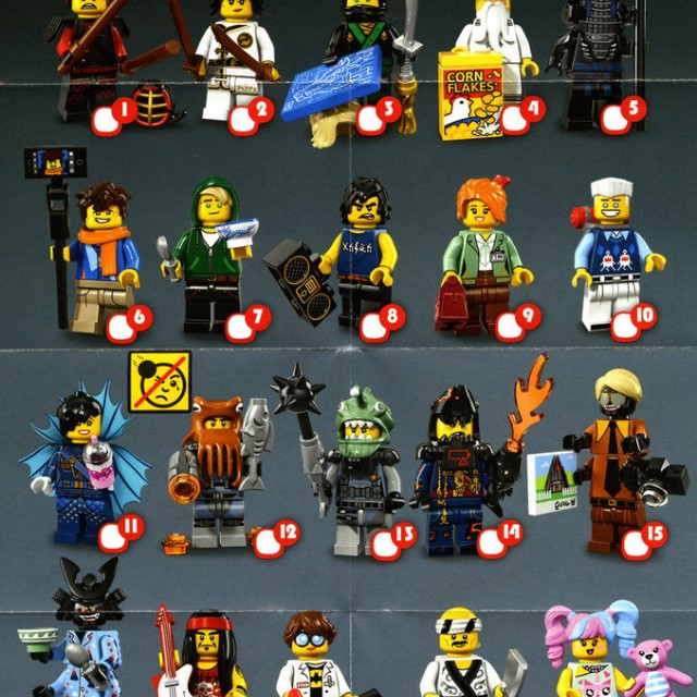 Lego ninjago mini sales series