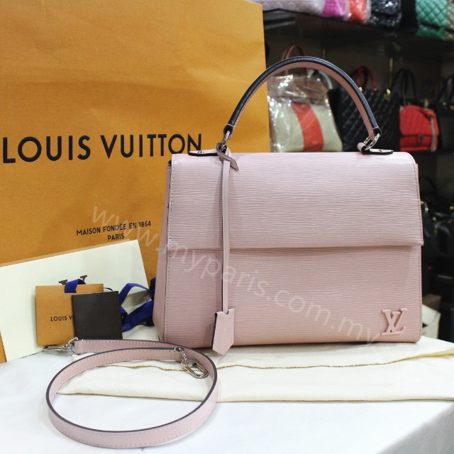 Louis Vuitton EPI Cluny mm Rose Ballerine Pink