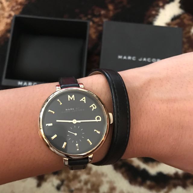 marc jacobs leather strap