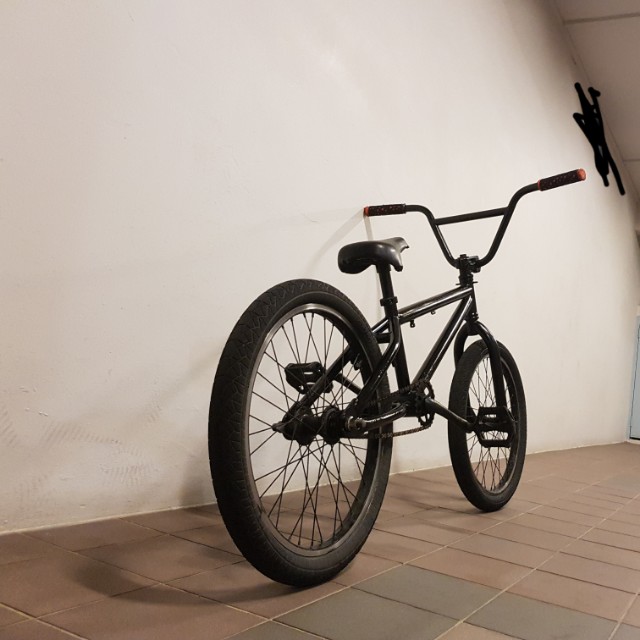 matte black bmx