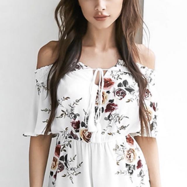 bohemian romper dress