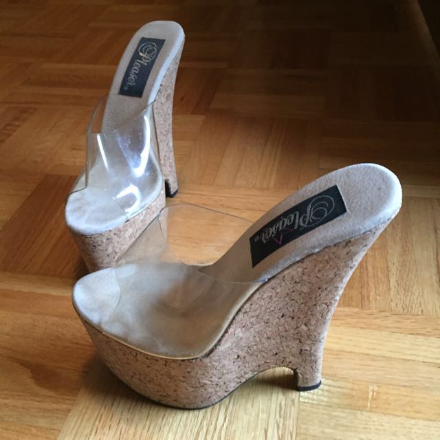 Pleaser wedges cheap
