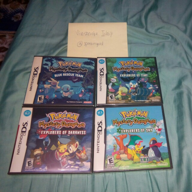 Pokemon Mystery Dungeon Nintendo DS Complete Series, Video Gaming