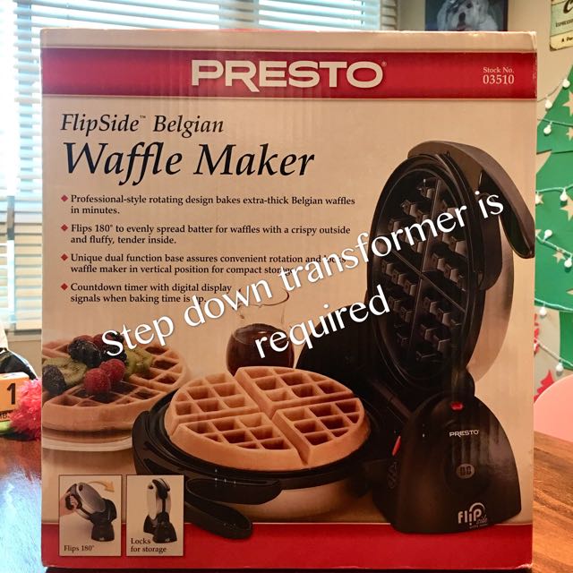 presto 03510 ceramic flipside belgian waffle maker