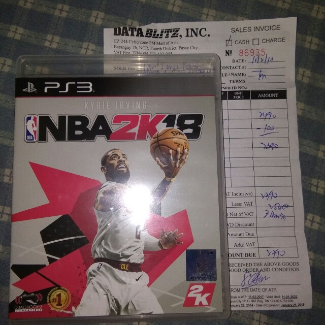nba 2k18 ps3 for sale