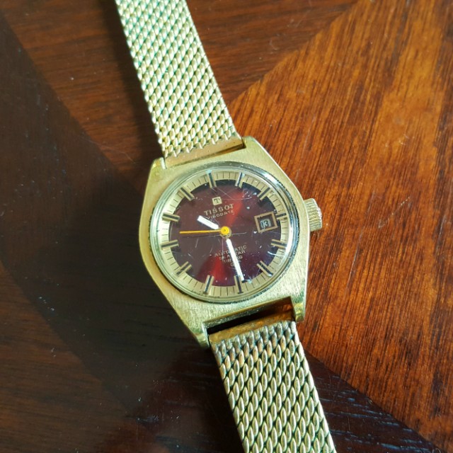 Rare Ladies Tissot Visodate Seastar Pr516 Automatic Vintage Watch Women S Fashion Watches On Carousell
