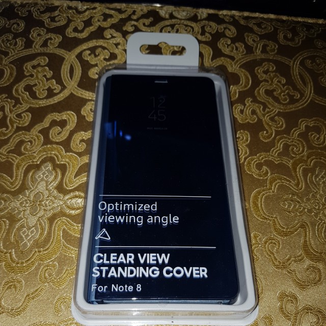 Samsung Note 8 Clear View Standing Cover, Mobile Phones & Gadgets