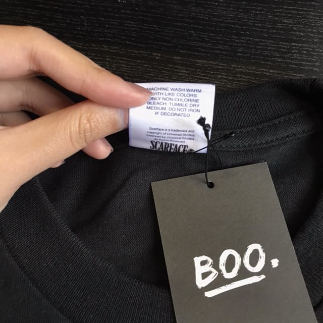 Supreme scarface 2025 blimp tee black