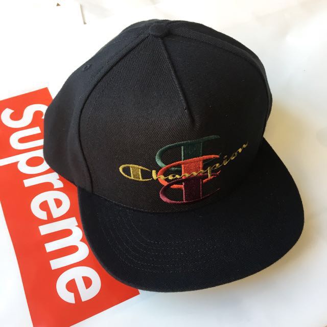Supreme/Champion 5-Panel Cap FW17 Men's Watches & Accessories, Caps & Hats on
