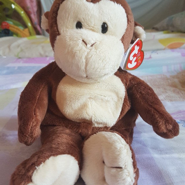 Ty Pluffies Dangles Monkey, Hobbies & Toys, Toys & Games on Carousell