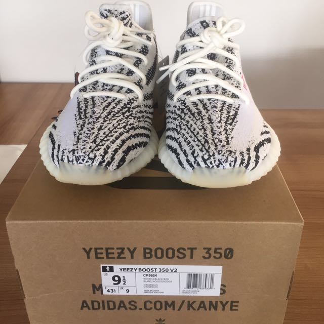 yeezy zebra size 15