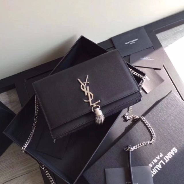 ysl chain bag with tassel