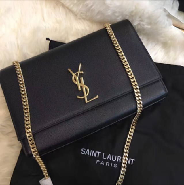 Ysl medium monogram Kate chain bag, Luxury, Bags & Wallets on Carousell