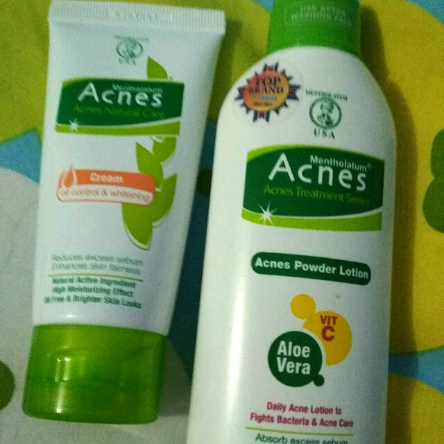 Acnes Powder Lotion Acnes Cream Oil Control And Whitening Kesehatan Kecantikan Kulit Sabun Tubuh Di Carousell