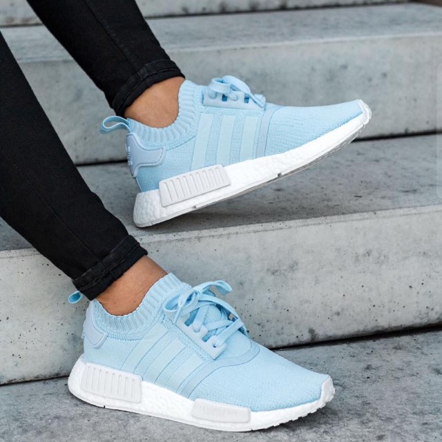 AUTHENTIC Nmd r1 W pk french blue, Women's Fashion, Shoes on Carousell