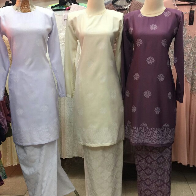  Baju  Kurung Moden Songket  Fesyen Muslimah Dresses di 