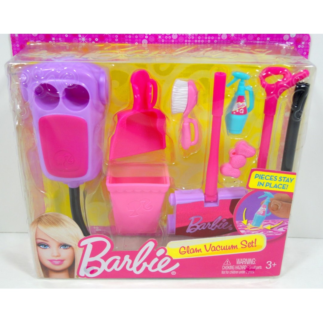 barbie vacuum set