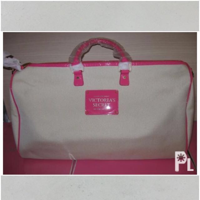 Grand Sac Week-end Victoria's Secret Tote - Édition Limitée 2018 Gris - Neuf Avec étiquette
