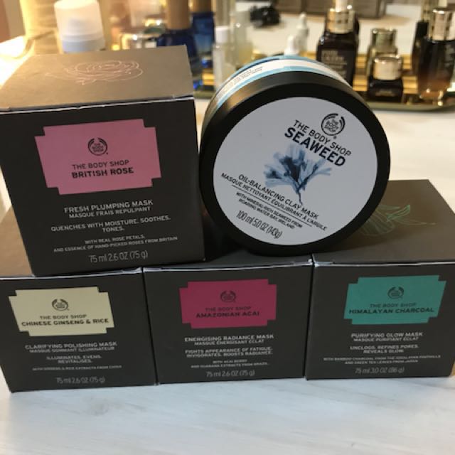 Bodyshop Mask Beauty Personal Care Bath Body Body Care On Carousell