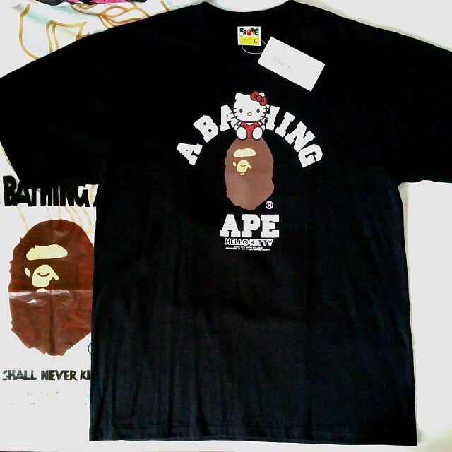 Hello kitty deals bape shirt