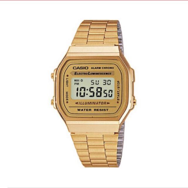 Casio golden watch shop