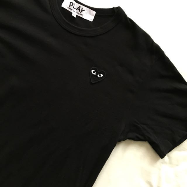 black cdg tshirt