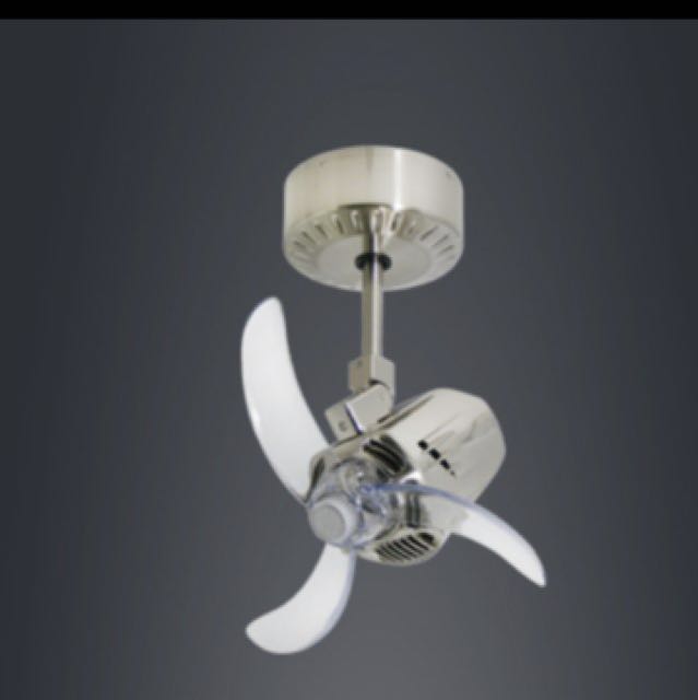 Elmark P80 Gm 18 Inch Wall Ceiling Fan With 3 Speed Remote On