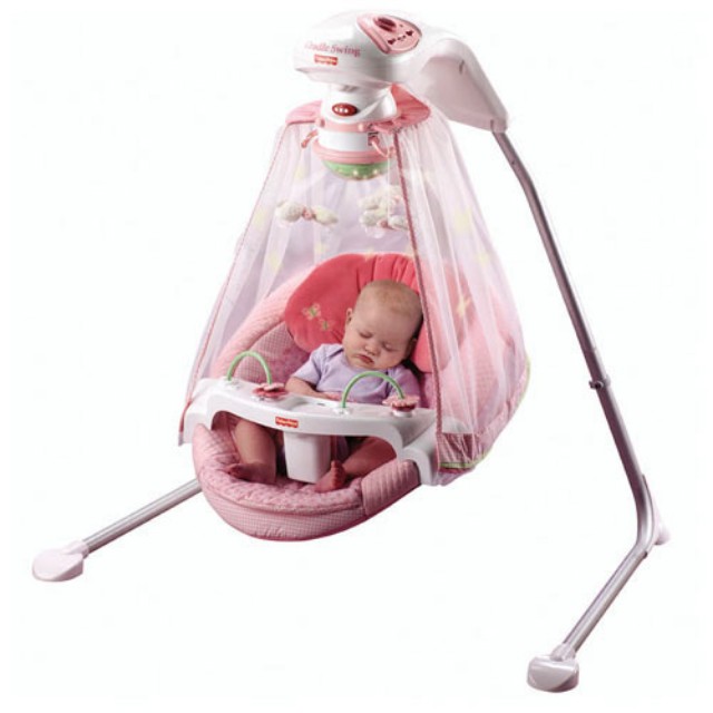 Fisher price hot sale pink bear swing