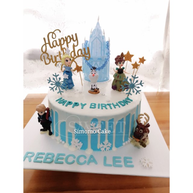 Frozen Cake Elsa Cake Anna Cake Castle Cake Free Delivery Food