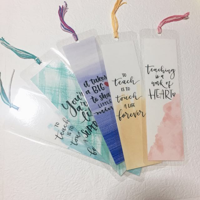 Homemade Bookmarks For Teachers