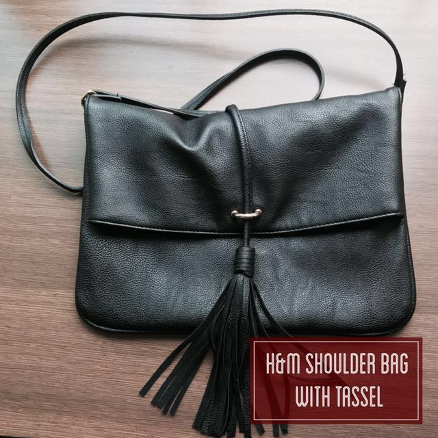 h&m tassel bag